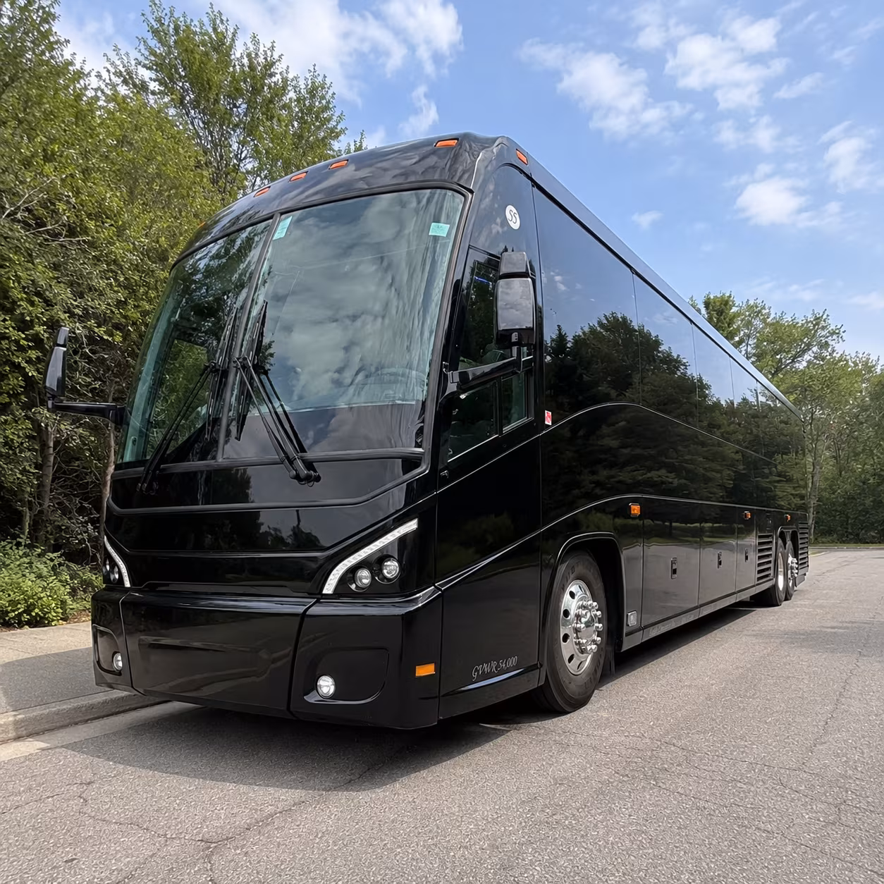 charter bus shuttles for fort liberty contractors and defense sector employers
