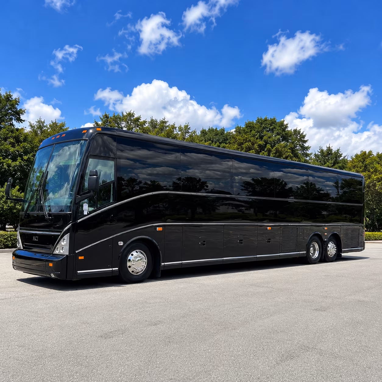 employee shuttle buses for fayetteville business parks and office campuses