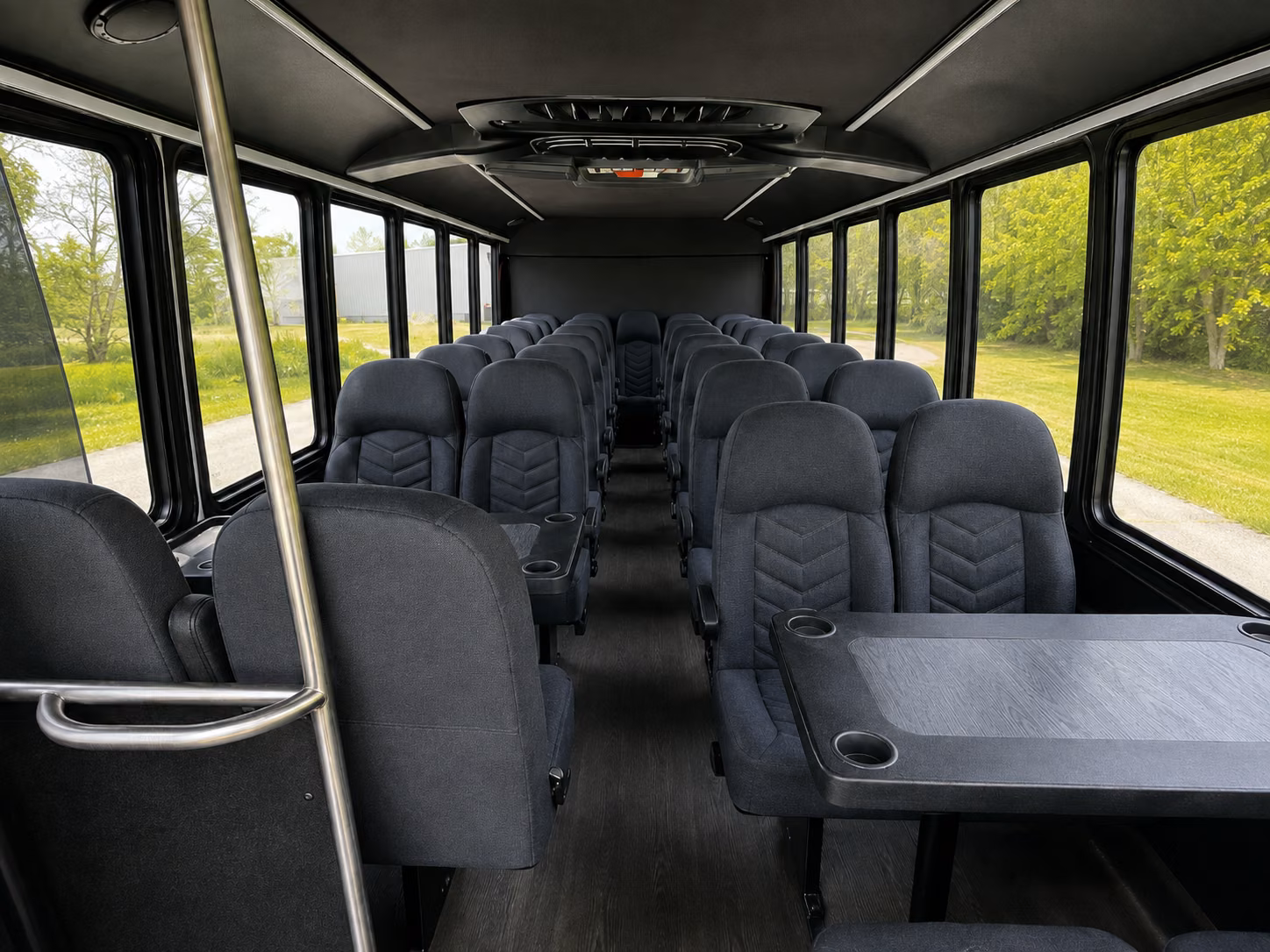 fayetteville 15 passenger minibus inside