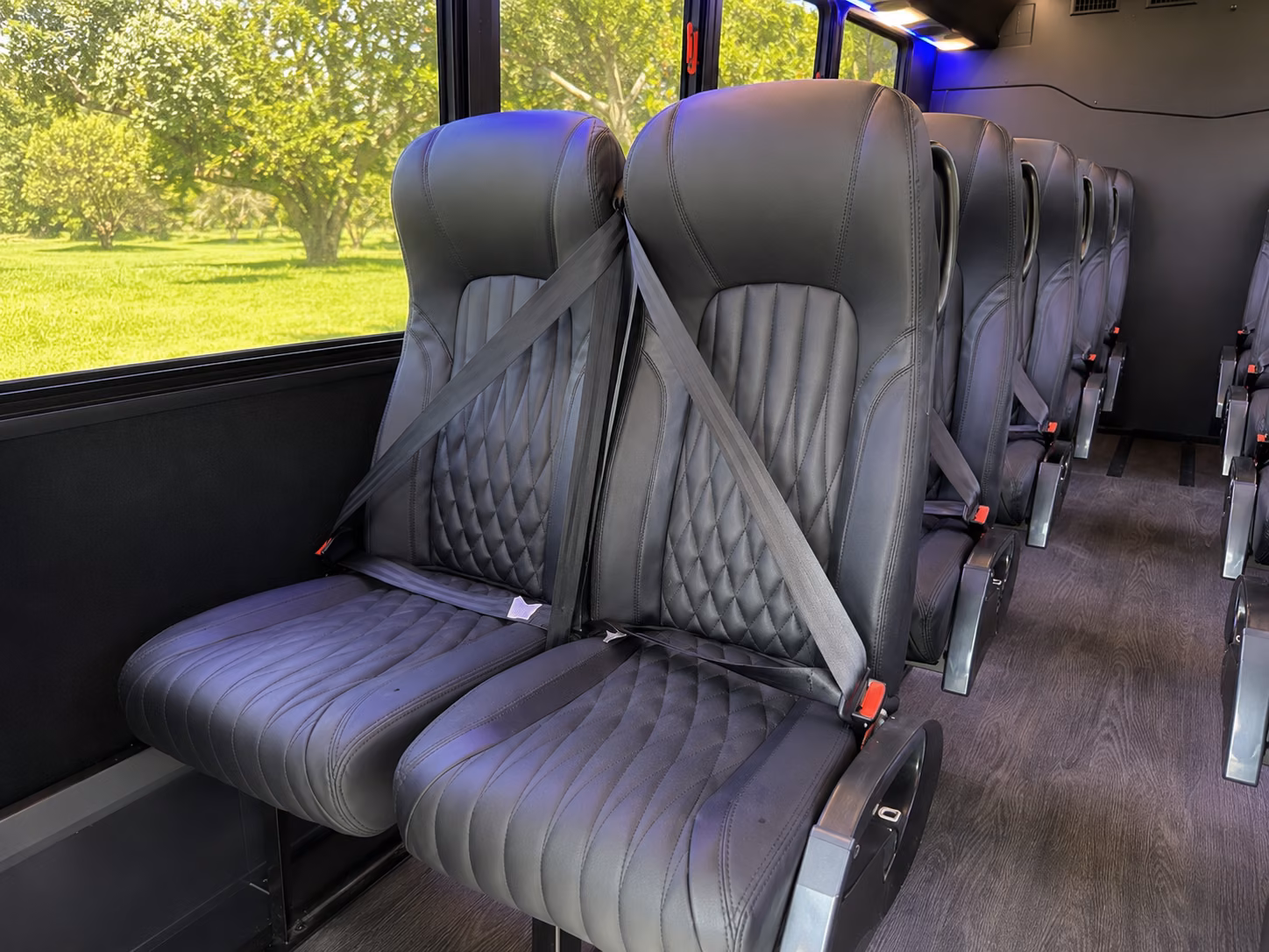 fayetteville 15 passenger minibus interior