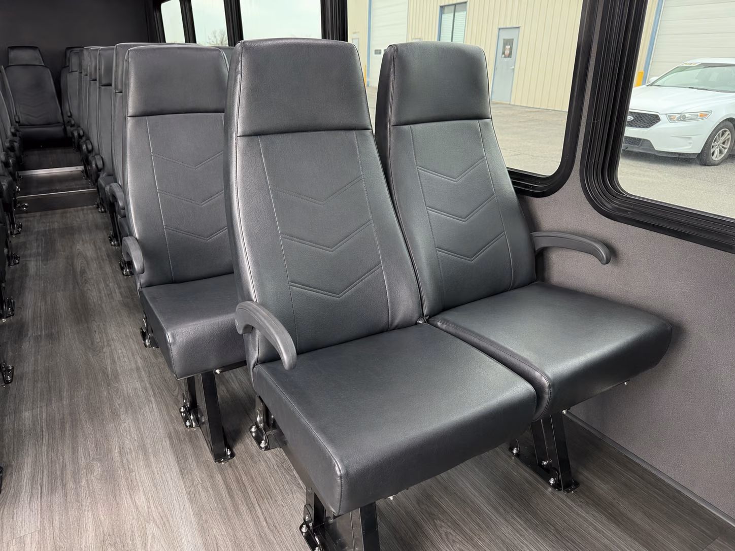 fayetteville 20 passenger minibus inside