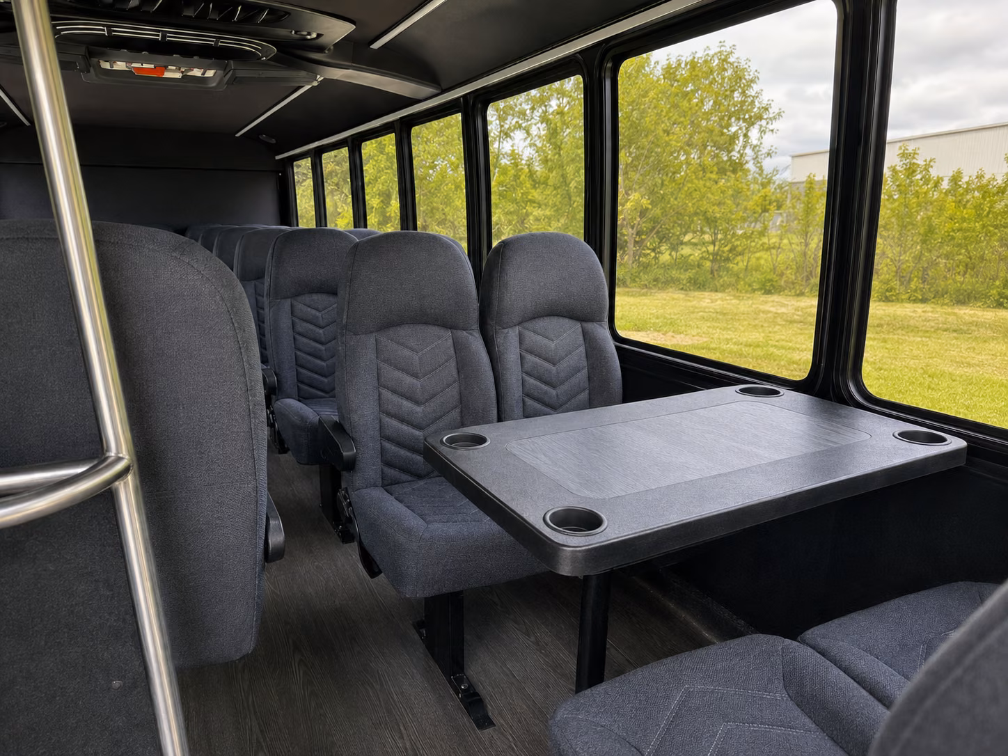 fayetteville 20 passenger minibus interior