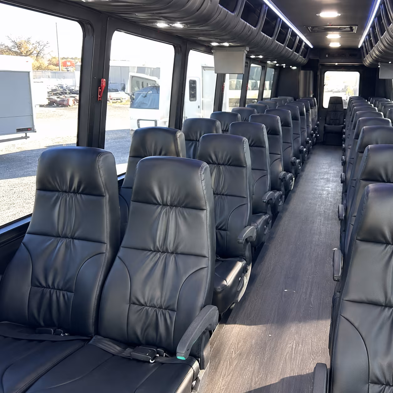fayetteville 25 passenger minibus inside