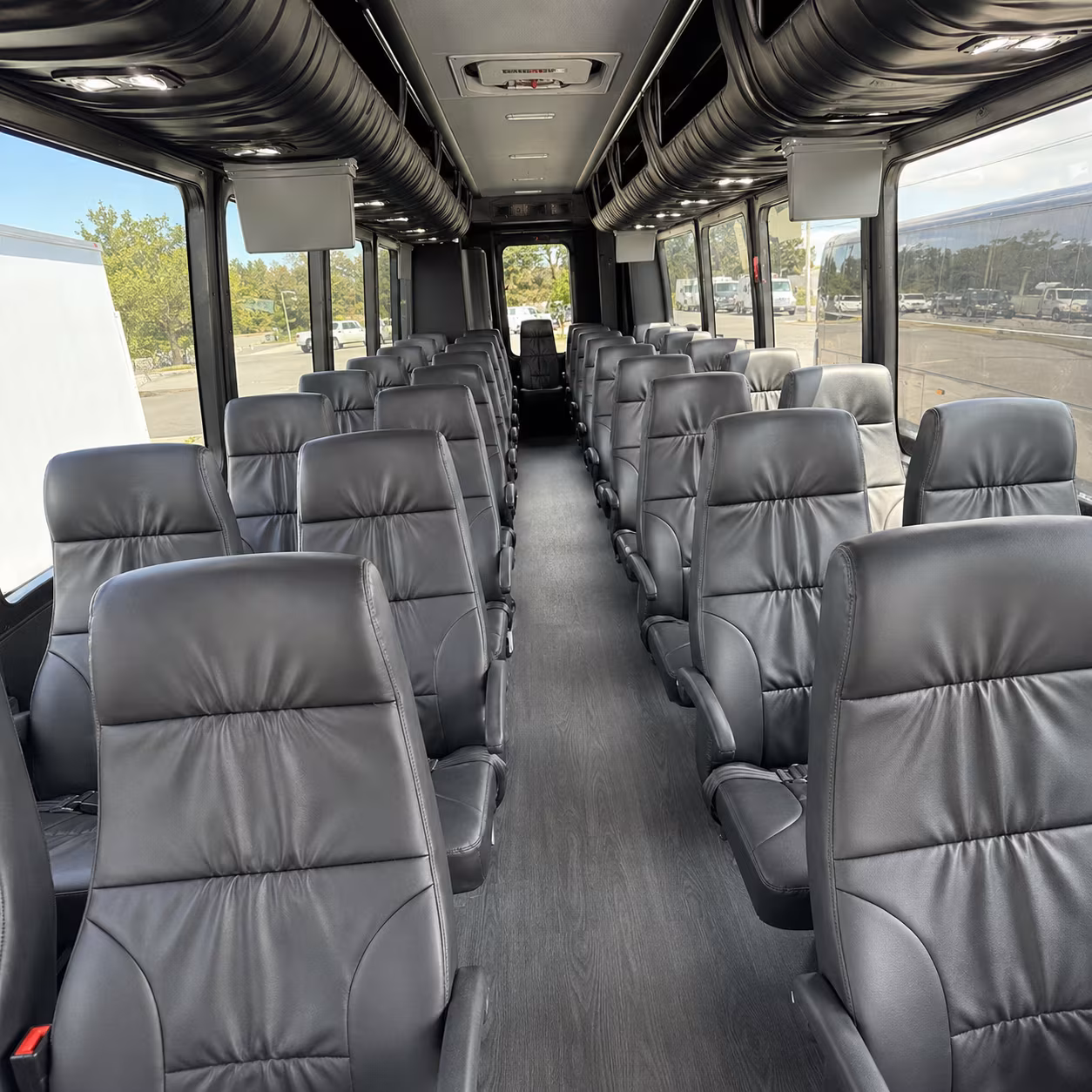 fayetteville 28 passenger minibus inside