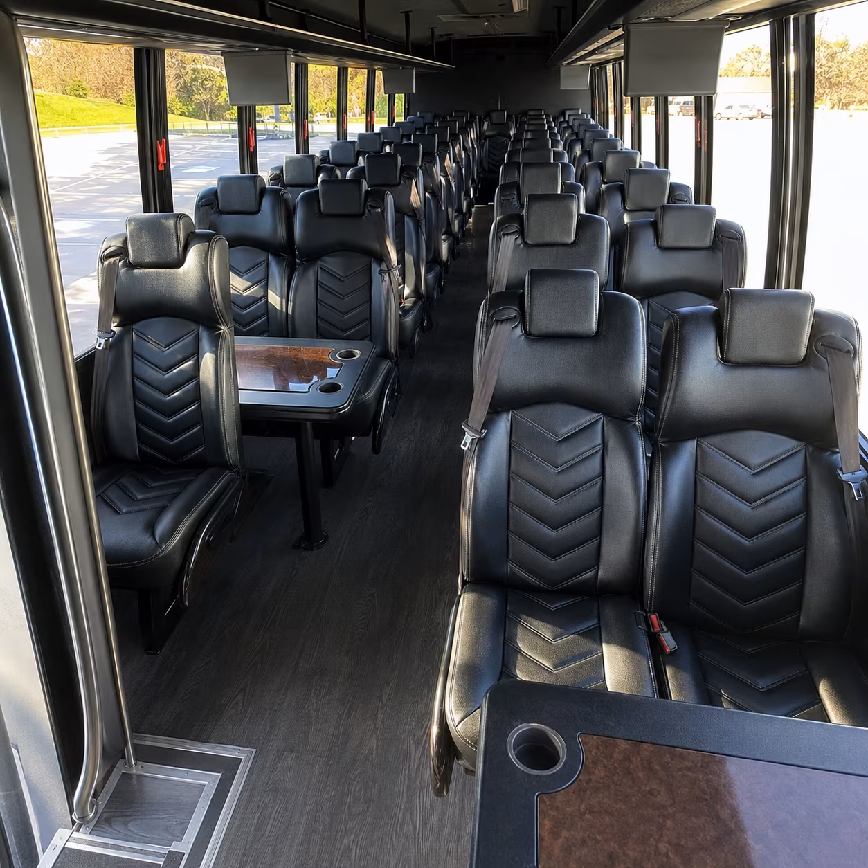 fayetteville concert transportation onboard seating