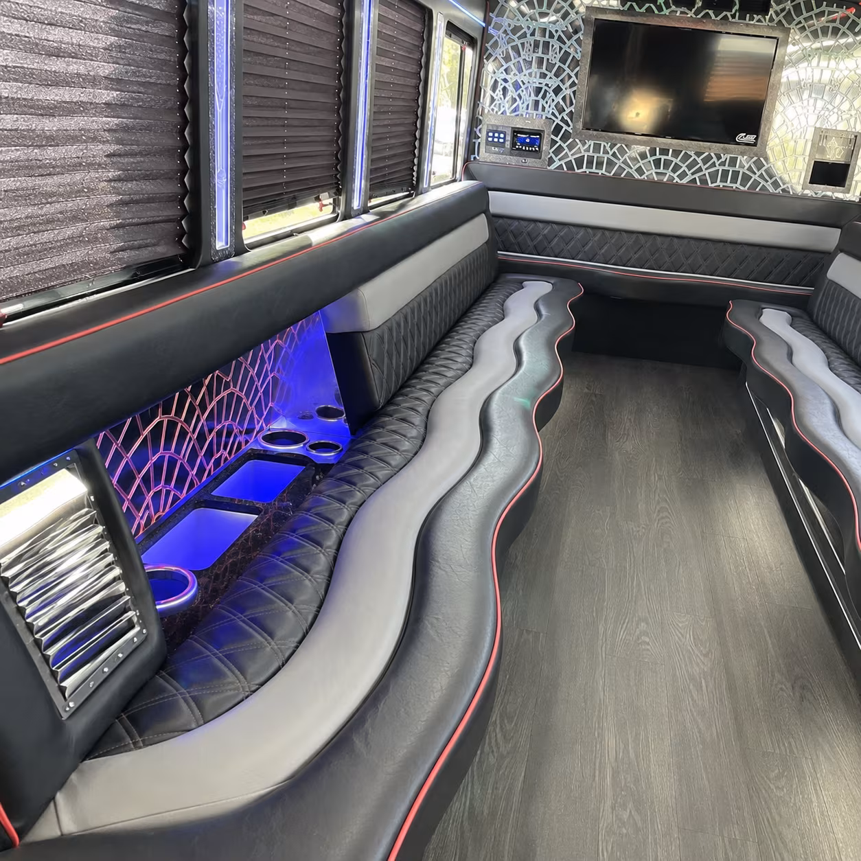 fayetteville holiday party bus rental