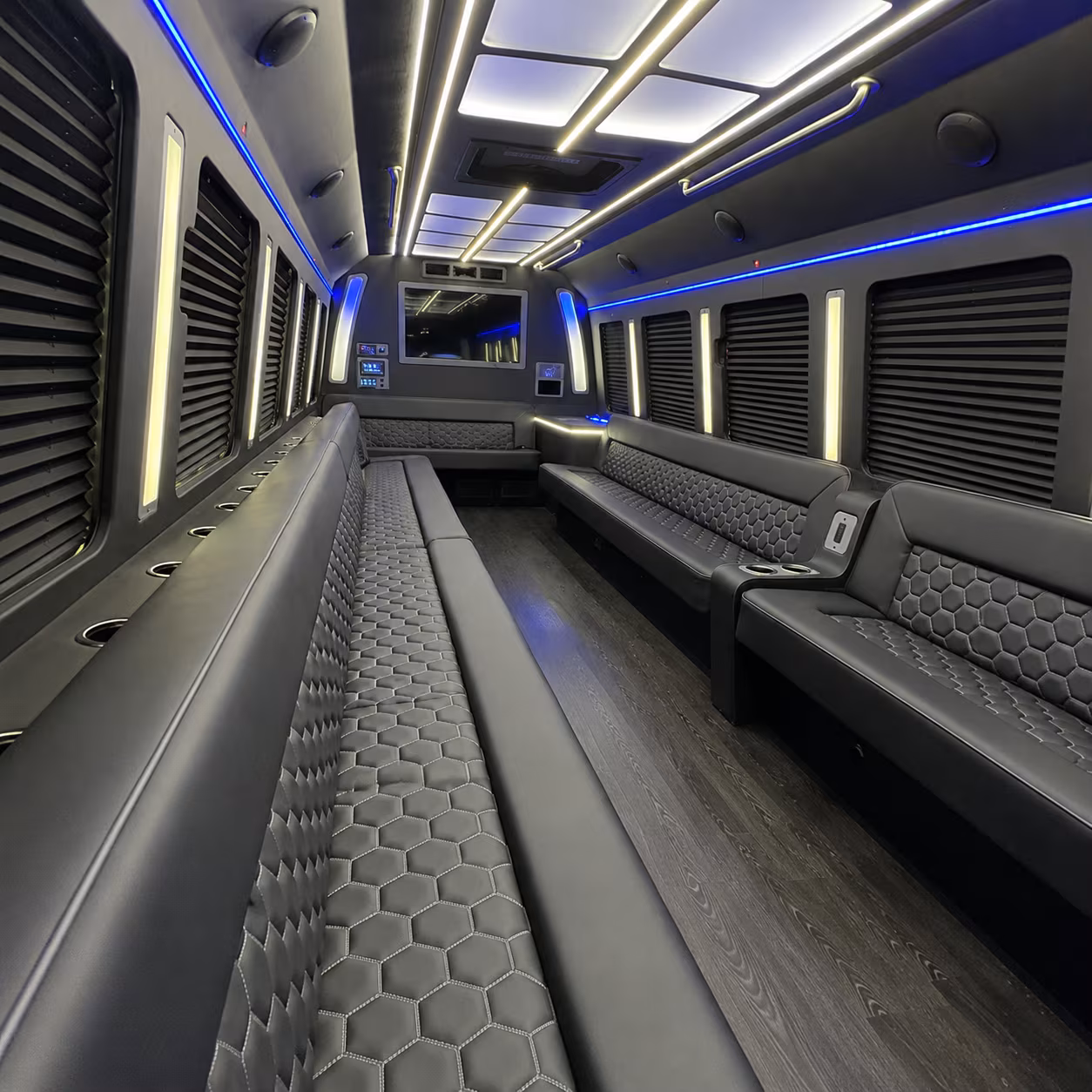 fayetteville party bus interior