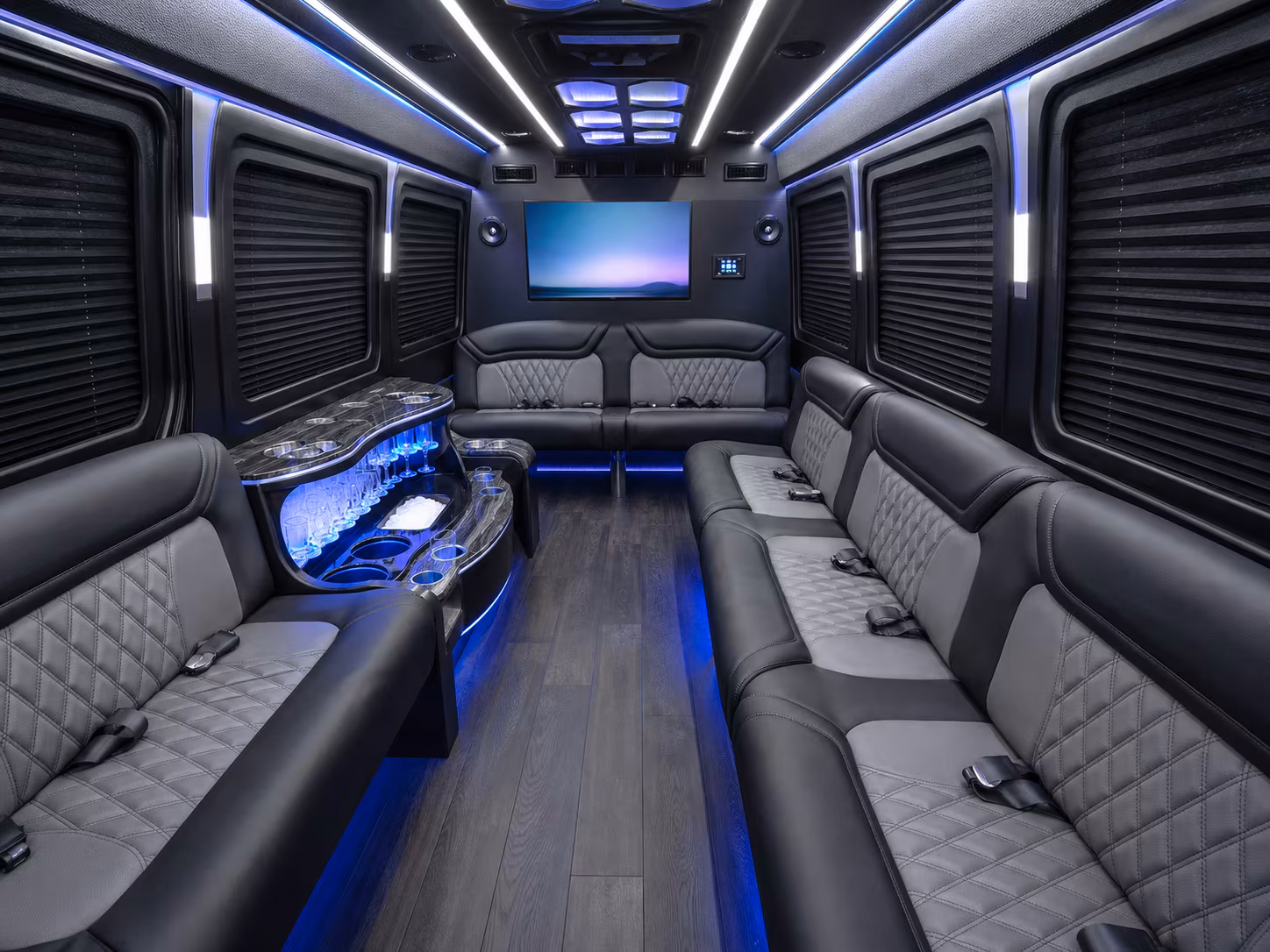 fayetteville sprinter limousine inside