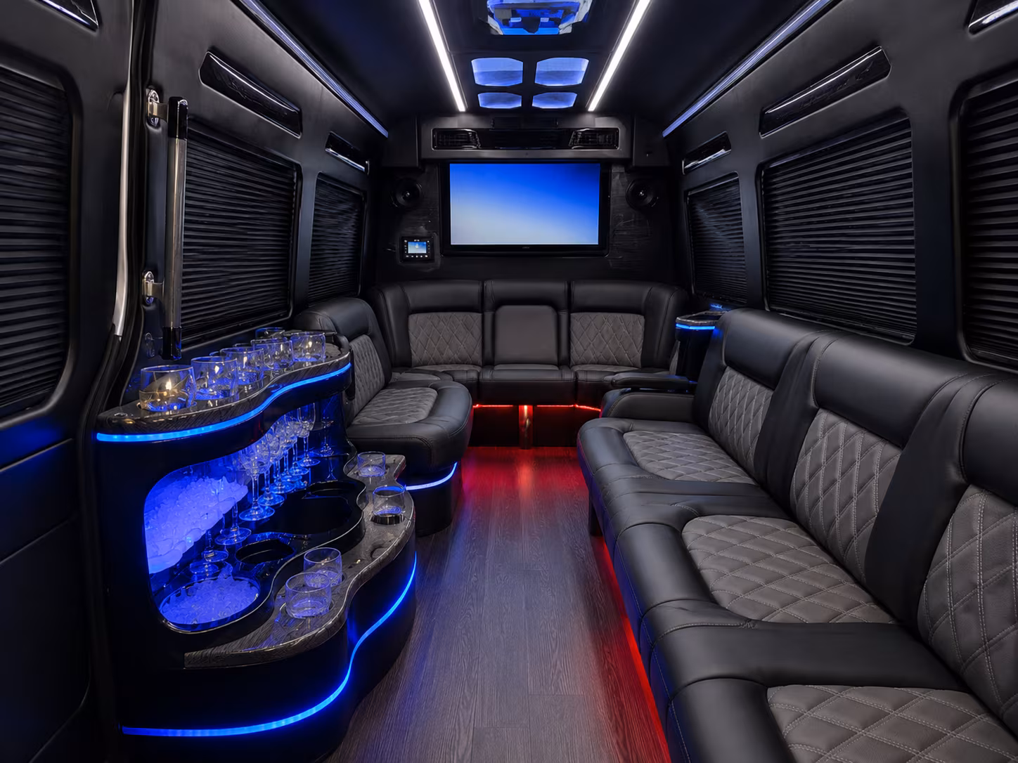 rehearsal dinner bus rentals in the fayetteville area